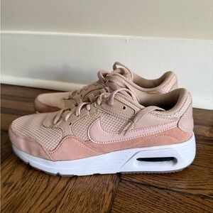 Nike Women's Pink and White Sneakers